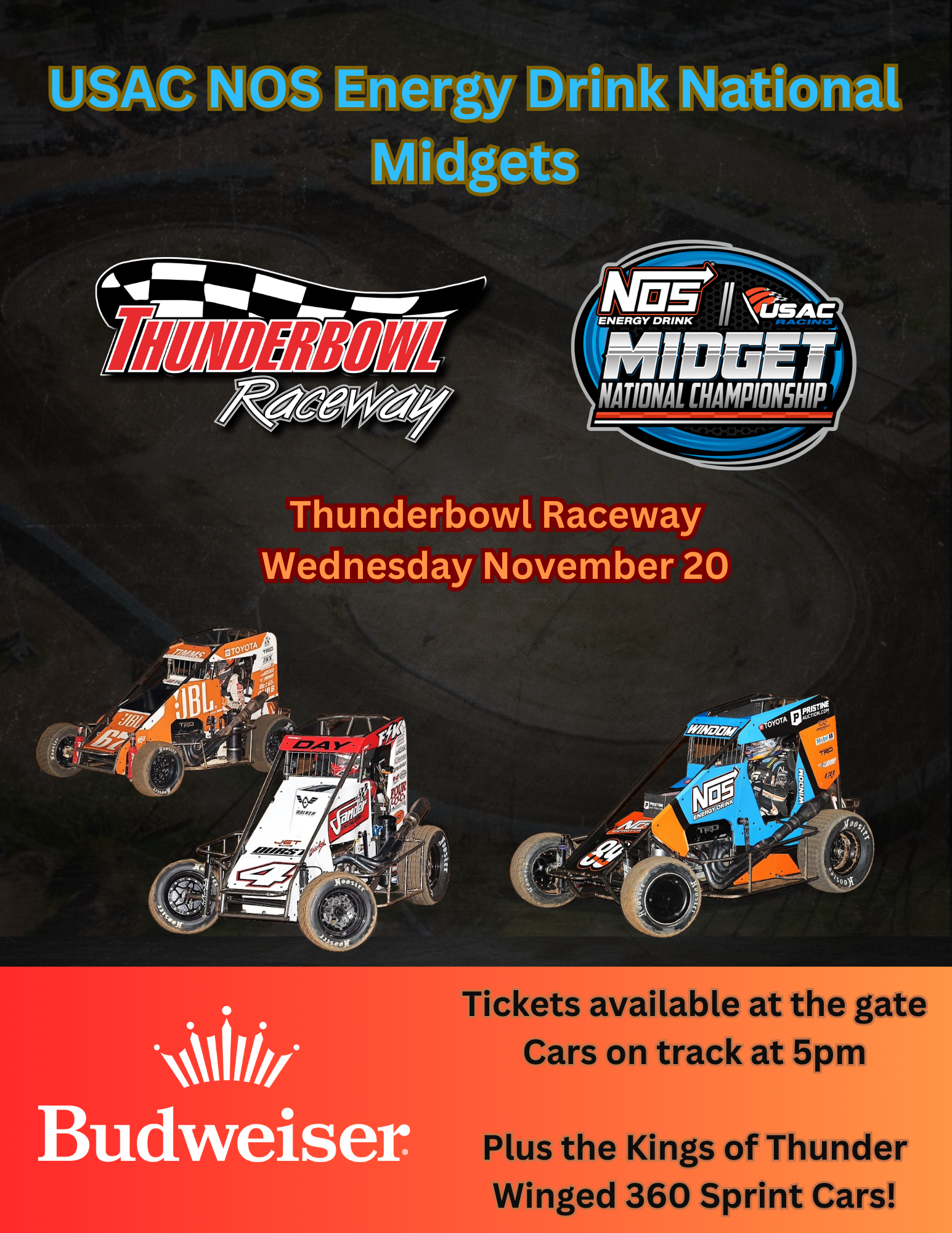 USAC National Midgets & Winged 360s